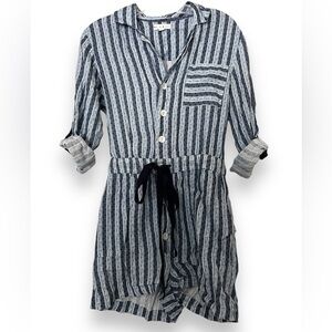 Roller Rabbit Striped Linen Romper